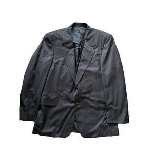 Hickey Freeman Blazer Jacket Sport Coat Grey Pinstripe Wool 42R / 42 R